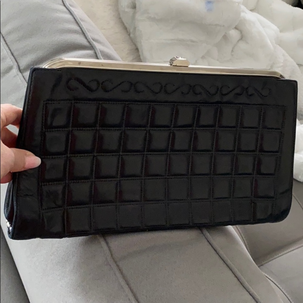 Chanel vintage quilted clutch